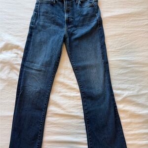 The Hustler Ankle Fray jeans by MOTHER